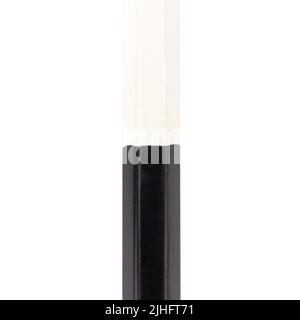 crayon. crayon. blanc et noir. double. sur fond blanc. Banque D'Images