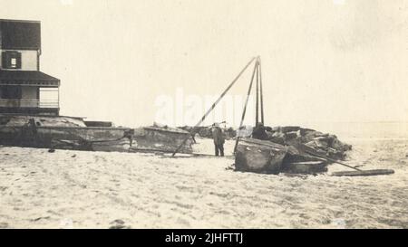 New Jersey - Barnegat. S par E, 100 pi. Banque D'Images