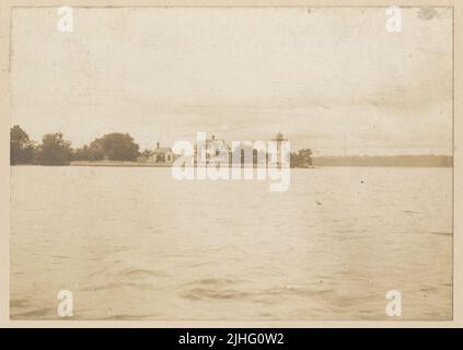 Virginia - Jordan point. Jordans point Light Station, Virginie. Banque D'Images