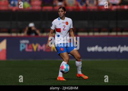 Sheffield, Angleterre, le 17th juillet 2022. Aniek Nouwen, des pays-Bas, lors du championnat d'Europe des femmes de l'UEFA 2022 à Bramall Lane, Sheffield. Le crédit photo devrait se lire: Jonathan Moscrop / Sportimage Banque D'Images