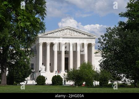 WASHINGTON D C/District of Columbia/USA./ 06.May. 2019/Cour suprême des États-Unis face à Capitol Hills inw ashington DC états-unis d'Amérique. (Photo..Francis Dean / Deanimages. Banque D'Images
