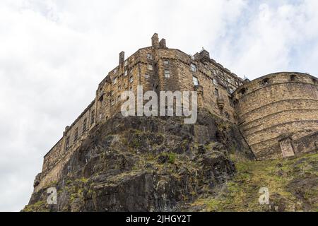 Édimbourg, Écosse, Royaume-Uni - 11 août 2018 : Château d'Édimbourg, château historique d'Édimbourg, sur Castle Rock, Écosse. Banque D'Images