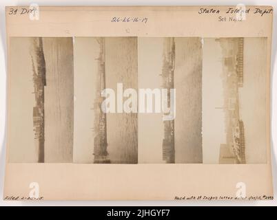 NY - Staten Island. Staten Island Depot, New York. Banque D'Images