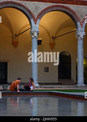 Photo du château Sforzesco de Milan Banque D'Images