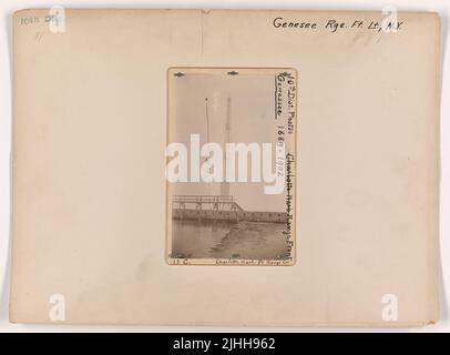 NY - Genesee. Genesee Range Front Light, New York. 1889-1902. Banque D'Images