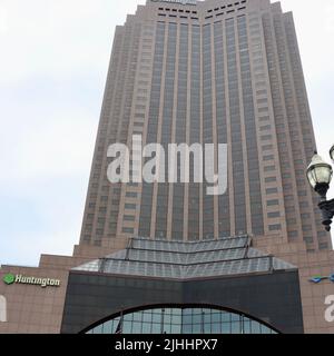 Huntington Bank à Cleveland, juin 2022 Banque D'Images