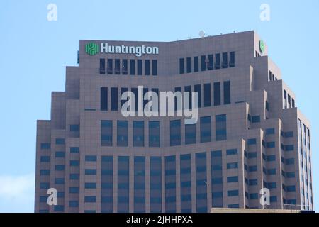 Huntington Bank à Cleveland, juin 2022 Banque D'Images