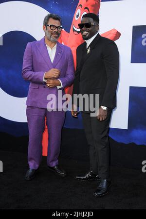 Los Angeles, Californie. 18th juillet 2022. Jordan Peele, Daniel Kaluuya aux arrivées de LA PREMIÈRE DE NAN, TCL Chinese Theatre, Los Angeles, CA 18 juillet 2022. Crédit : Elizabeth Goodenough/Everett Collection/Alay Live News Banque D'Images