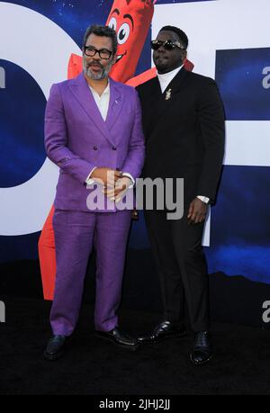 Los Angeles, Californie. 18th juillet 2022. Jordan Peele, Daniel Kaluuya aux arrivées de LA PREMIÈRE DE NAN, TCL Chinese Theatre, Los Angeles, CA 18 juillet 2022. Crédit : Elizabeth Goodenough/Everett Collection/Alay Live News Banque D'Images