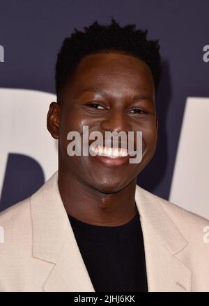 Beverly Hills, États-Unis. 18th juillet 2022. Toheeb Jimah marchant sur le tapis rouge à l'Emmy FYC de Los Angeles projection spéciale de 'Ted Lasso' aux Maybourne Beverly Hills à Beverly Hills, CA sur 18 juillet 2022. (Photo de Scott Kirkland/Sipa USA) crédit: SIPA USA/Alay Live News Banque D'Images