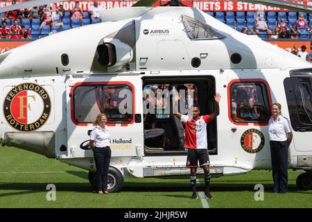 Danilo Pereira, joueur de Feyenoord pendant la journée des fans ( ouvert dag) au stade de football ( stadion) de Kuip, Rotterdam 17 juillet 2022 Banque D'Images