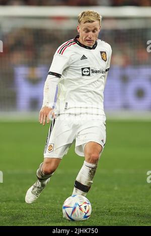 Donny van de Beek (34) de Manchester United pendant le match à, le 7/19/2022. (Photo de Patrick Hoelscher/News Images/Sipa USA) crédit: SIPA USA/Alay Live News Banque D'Images