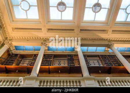 Bibliothèque de la Linnean Society de Londres, la plus ancienne société active du monde consacrée à l'histoire naturelle. Fondée en 1788 par Sir James Edward Smith, Bur Banque D'Images