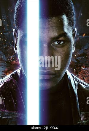JOHN BOYEGA, Star Wars : Episode VII - LA FORCE se réveille, 2015 Banque D'Images
