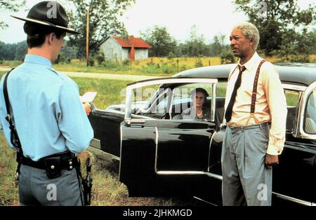 JESSICA TANDY, Morgan Freeman, Driving Miss Daisy, 1989 Banque D'Images