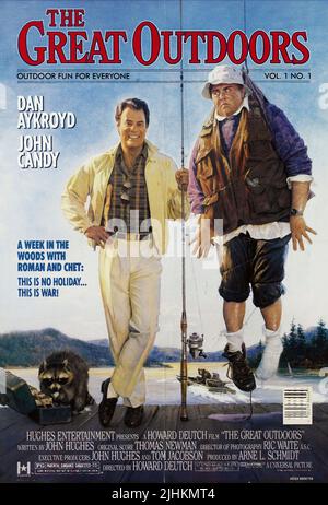 DAN AYKROYD, John CANDY AFFICHE, LE PLEIN AIR, 1988 Banque D'Images