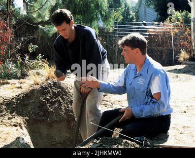 TOM HANKS, RICK DUCOMMUN, LA BANLIEUE, 1989 Banque D'Images