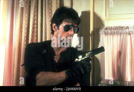 SYLVESTER STALLONE, COBRA, 1986 Banque D'Images