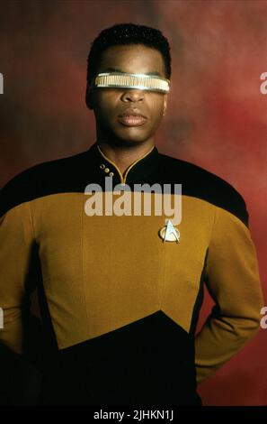 LEVAR BURTON, STAR TREK : THE NEXT GENERATION, 1987 Banque D'Images