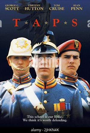 SEAN PENN, TIMOTHY HUTTON, TOM CRUISE, robinets, 1981 Banque D'Images