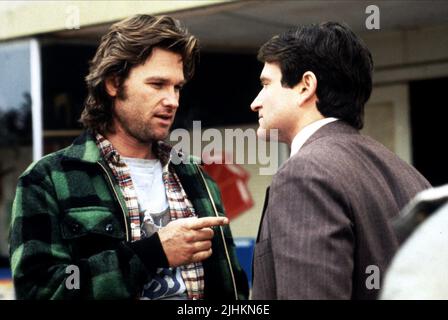 KURT RUSSELL, ROBIN WILLIAMS, LE MEILLEUR DES TEMPS, 1986 Banque D'Images