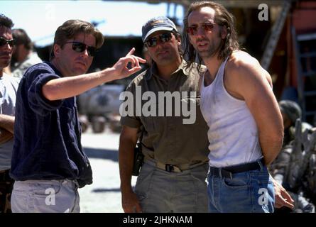 SIMON WEST, NICOLAS CAGE, CON AIR, 1997 Banque D'Images