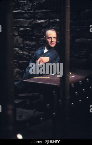 ANTHONY HOPKINS, LE SILENCE DES AGNEAUX, 1991 Banque D'Images