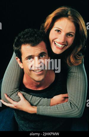 MEL GIBSON, Julia Roberts, théorie du complot, 1997 Banque D'Images