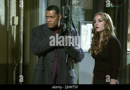 LAURENCE FISHBURNE, DREA DE MATTEO, ASSAUT SUR PRECINCT 13, 2005 Banque D'Images