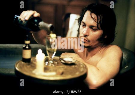 JOHNNY DEPP, de l'enfer, 2001 Banque D'Images