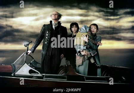 JIM CARREY, LIAM AIKEN, EMILY BROWNING, HOFFMAN, Lemony Snicket's A SERIES OF UNFORTUNATE EVENTS, 2004 Banque D'Images