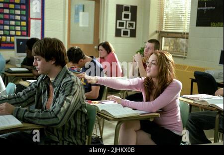 JONATHAN BENNETT, LINDSAY LOHAN, Mean Girls, 2004 Banque D'Images