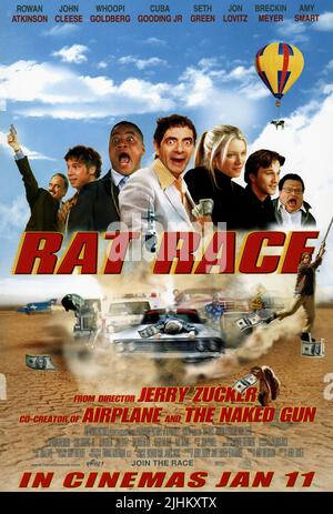 Affiche de film, RAT RACE, 2001 Banque D'Images