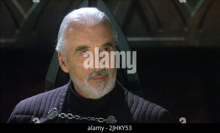 CHRISTOPHER LEE, Star Wars : Episode II - L'ATTAQUE DES CLONES, 2002 Banque D'Images