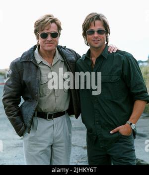 ROBERT REDFORD, BRAD PITT, SPY GAME, 2001 Banque D'Images