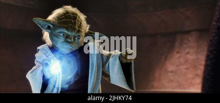 YODA, Star Wars : Episode II - L'ATTAQUE DES CLONES, 2002 Banque D'Images