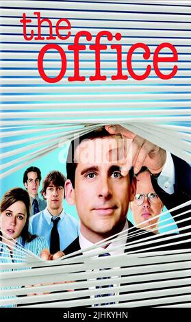 JENNA FISCHER, B.J. NOVAK, John Krasinski, Steve Carell, RAINN WILSON, LE BUREAU : un lieu de travail américain, 2005 Banque D'Images