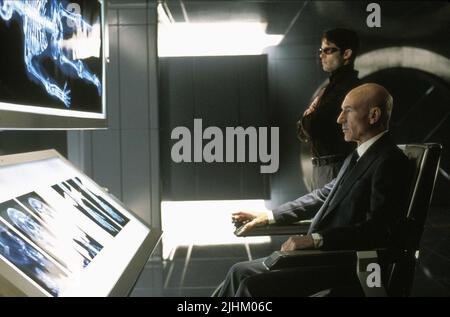 JAMES MARSDEN, PATRICK STEWART, X-MEN, 2000 Banque D'Images