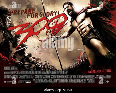 GERARD BUTLER, de l'affiche, 2006 300 Banque D'Images