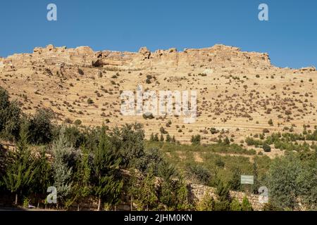 Monastère orthodoxe syrienne de Deyrulzafaran connu aussi sous le nom de Monastère syriaque du safran, à Mardin, Turquie. Banque D'Images