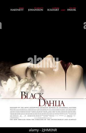 L'AFFICHE DE FILM, LE DAHLIA NOIR, 2006 Banque D'Images