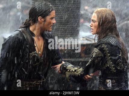 ORLANDO BLOOM, Keira Knightley, PIRATES OF THE CARIBBEAN : AT WORLD'S END, 2007 Banque D'Images