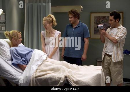 KATHERINE HEIGL, LESLIE MANN, Seth Rogen, Paul Rudd, KNOCKED UP, 2007 Banque D'Images