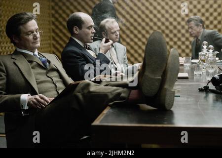 COLIN FIRTH, DAVID DENCIK, TOBY JONES, JOHN HURT, TINKER TAILOR SOLDIER SPY, 2011 Banque D'Images