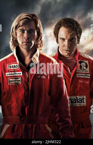 CHRIS HEMSWORTH, DANIEL BRÜHL, Rush, 2013 Banque D'Images