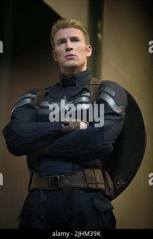 CHRIS EVANS, Captain America : THE WINTER SOLDIER, 2014 Banque D'Images