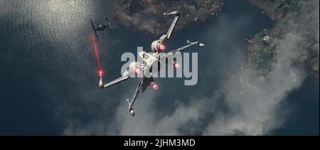 TIE FIGHTER, X-wing, Star Wars : Episode VII - LA FORCE se réveille, 2015 Banque D'Images