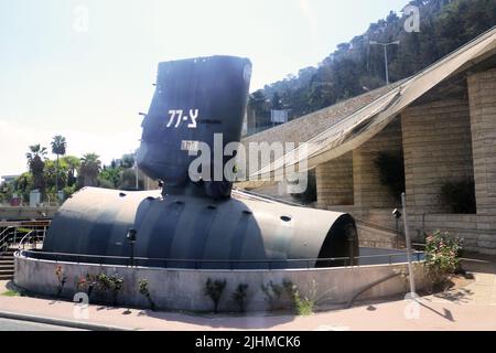 Haïfa, Israël - 18 septembre 2017 : Musée de la Marine israélienne et de l'émigration illégale Banque D'Images