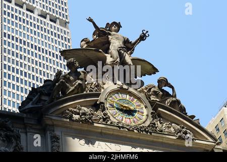 Grand Central terminal, Grand Central Station, terminal de trains de banlieue, Midtown Manhattan, New York City (NYC), State of New York, Etats-Unis, Amérique du Nord Banque D'Images