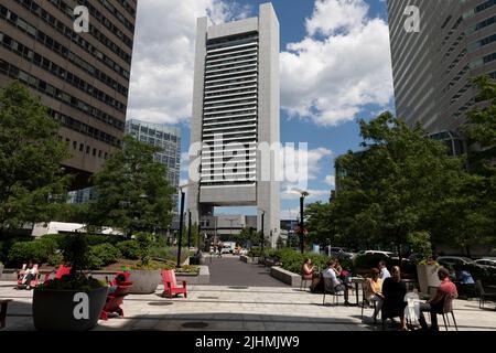 La Federal Reserve Bank Building, Boston, Massachusetts Banque D'Images